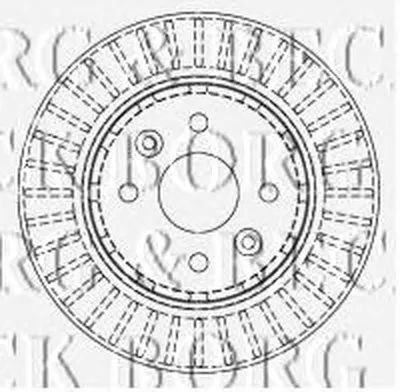 Тормозной диск BORG & BECK купить