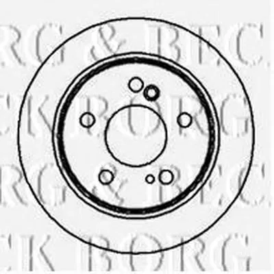 Тормозной диск BORG & BECK купить