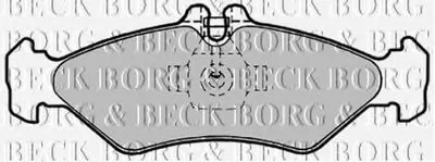 Комплект тормозных колодок, дисковый тормоз BORG & BECK купить