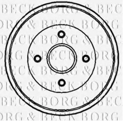 Тормозной барабан BORG & BECK купить