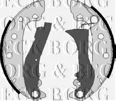 Комплект тормозных колодок BORG & BECK купить