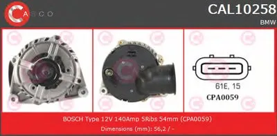 Генератор REMANUFACTURED SERIES CASCO купить