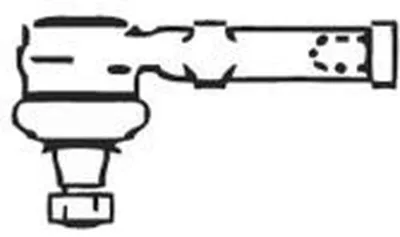 Наконечник поперечной рулевой тяги FRAP купить