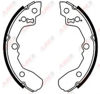 Комплект тормозных колодок ABE купить