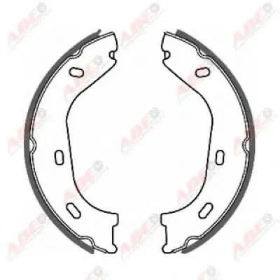 Комплект тормозных колодок, стояночная тормозная система ABE купить