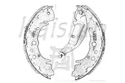 Комплект тормозных колодок KAISHIN купить