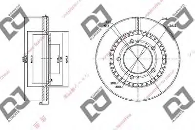 Тормозной диск DJ PARTS купить