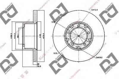 Тормозной диск DJ PARTS купить