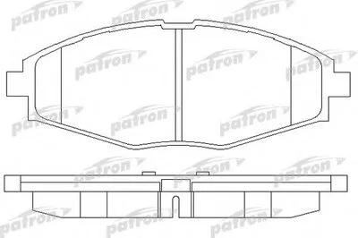 Комплект тормозных колодок, дисковый тормоз PATRON купить