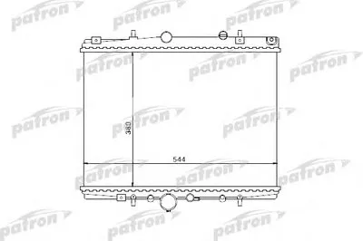 Радиатор, охлаждение двигателя PATRON купить
