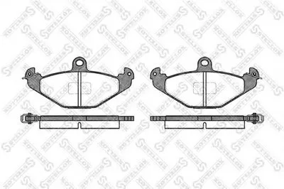 Комплект тормозных колодок, дисковый тормоз STELLOX купить