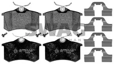 Комплект тормозных колодок, дисковый тормоз SWAG купить