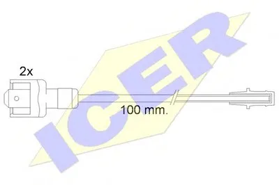 Сигнализатор, износ тормозных колодок ICER купить