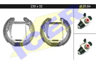 Комплект тормозных колодок ICER купить