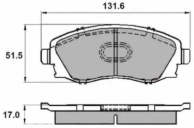 Комплект тормозных колодок, дисковый тормоз NATIONAL купить