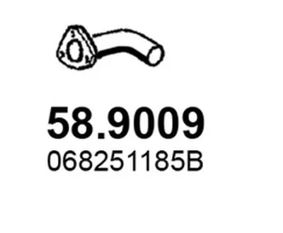 Труба выхлопного газа ASSO купить