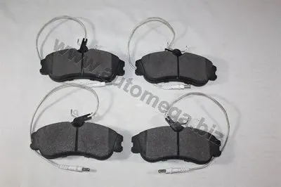 Комплект тормозных колодок, дисковый тормоз AutoMega Premium AUTOMEGA купить