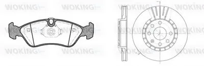 Комплект тормозов, дисковый тормозной механизм WOKING купить
