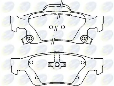 Комплект тормозных колодок, дисковый тормоз Comline COMLINE купить