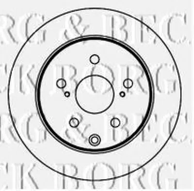 Тормозной диск BORG & BECK купить