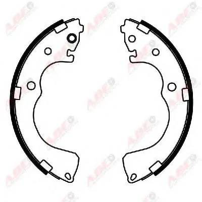 Комплект тормозных колодок ABE купить