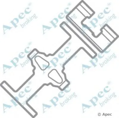 Комплектующие, тормозные колодки APEC braking купить