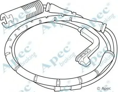 Указатель износа, накладка тормозной колодки APEC braking купить