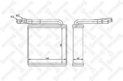 Теплообменник, отопление салона STELLOX купить