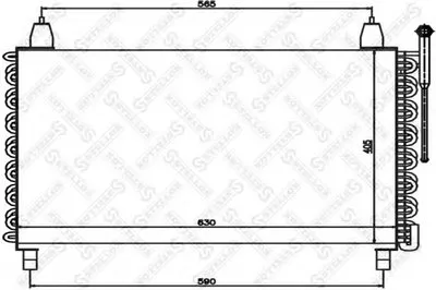 Конденсатор, кондиционер STELLOX купить