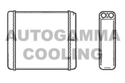Теплообменник, отопление салона AUTOGAMMA купить