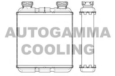 Теплообменник, отопление салона AUTOGAMMA купить