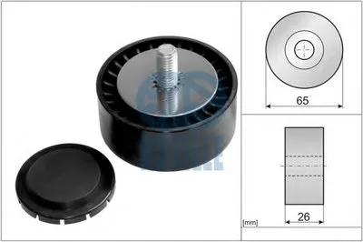 Паразитный / ведущий ролик, поликлиновой ремень RUVILLE купить