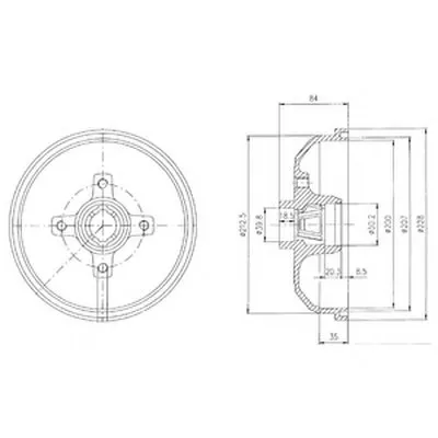 Тормозной барабан DELPHI купить