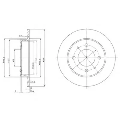 Тормозной диск DELPHI купить