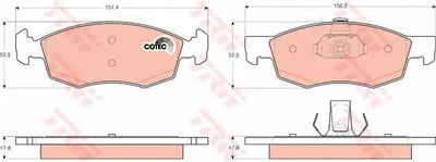 Комплект тормозных колодок, дисковый тормоз Dr!ve+ купить