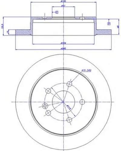 Тормозной диск CAR купить