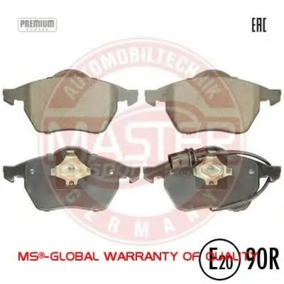 Комплект тормозных колодок, дисковый тормоз Anti-Noise MASTER-SPORT купить