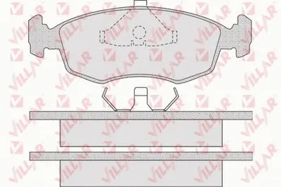 Комплект тормозных колодок, дисковый тормоз VILLAR купить