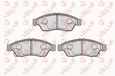 Комплект тормозных колодок, дисковый тормоз VILLAR купить