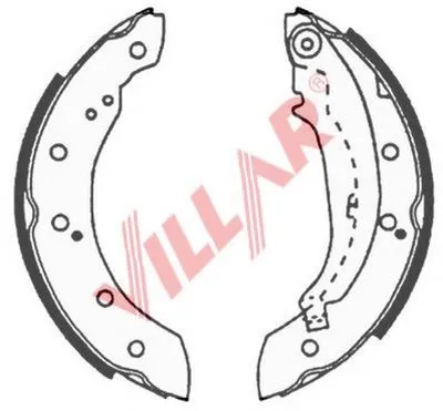 Комплект тормозных колодок VILLAR купить