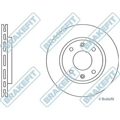 Тормозной диск Brake Fit APEC braking купить