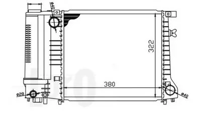 Радиатор, охлаждение двигателя LORO купить