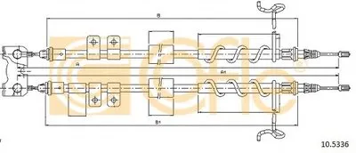 Трос, стояночная тормозная система COFLE купить