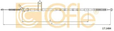 Трос, стояночная тормозная система COFLE купить