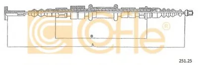 Трос, стояночная тормозная система COFLE купить