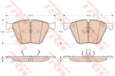 Комплект тормозных колодок, дисковый тормоз Dr!ve+ купить