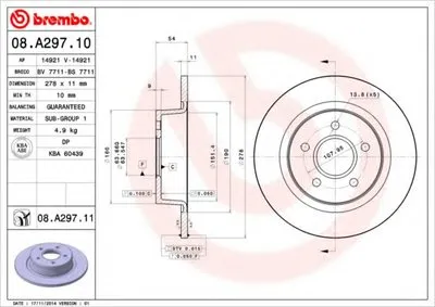Тормозной диск COATED DISC LINE BREMBO купить