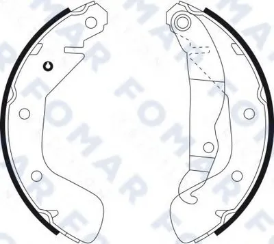 Комплект тормозных колодок FOMAR Friction купить