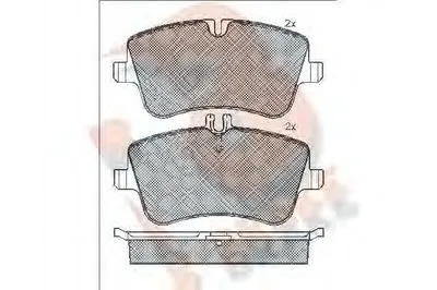 Комплект тормозных колодок, дисковый тормоз R BRAKE купить