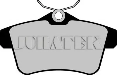 Комплект тормозных колодок, дисковый тормоз JURATEK купить